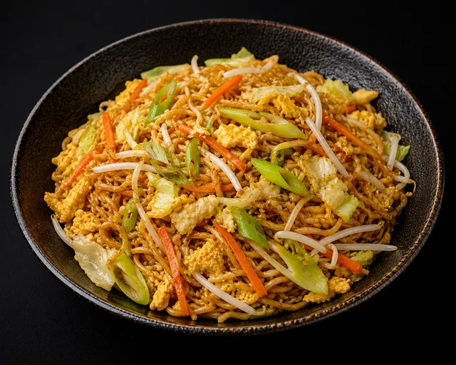30 Bratnudeln mit Gemüse Vegetarisch