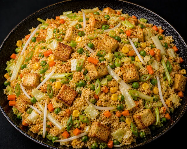 41 Bratreis mit Tofu