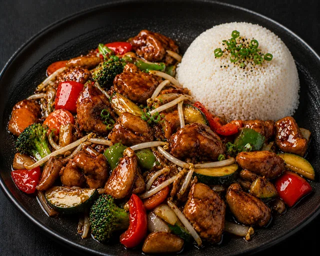 60 Huhn Chop Suey