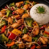 65 Huhn Szechuan Art