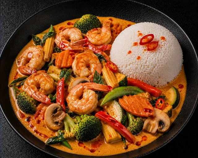 92 Garnelen Thai Curry
