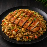 43 Bratreis mit Knusprigem Huhn