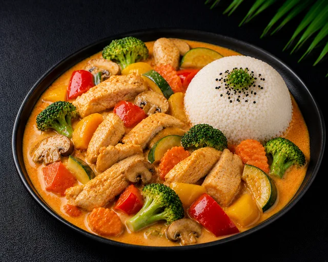M15 Huhn Rot Curry