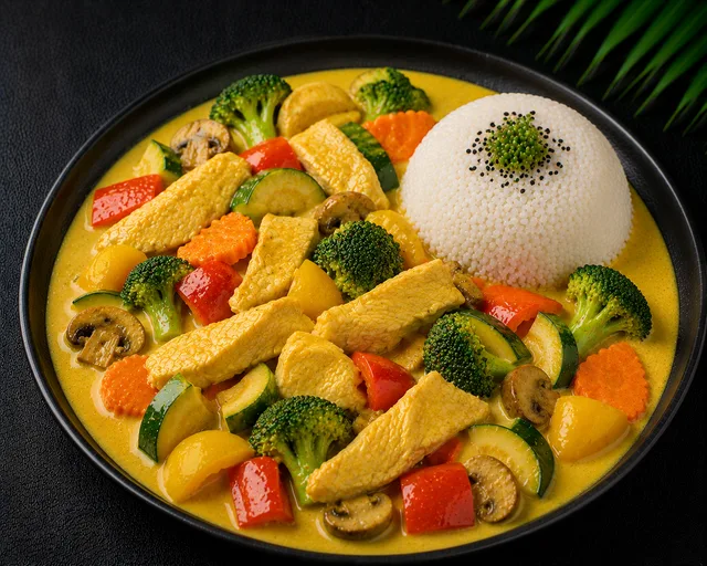M16 Huhn Gelb Curry